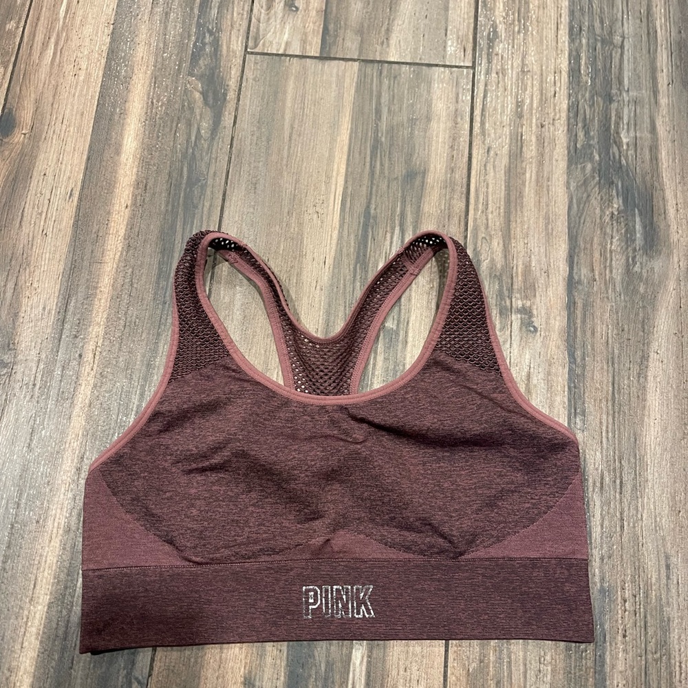 Pink sport top women size L